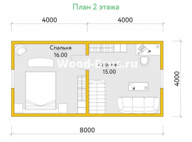 Сруб дома проект Ульрик - 3