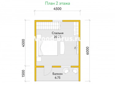 Сруб дома проект Холгер - 3