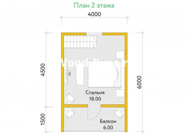 Сруб дома проект Торвальд - 3