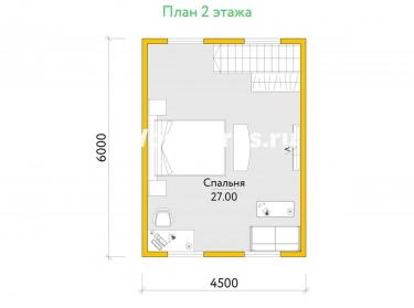 Сруб дома проект Лассе - 3