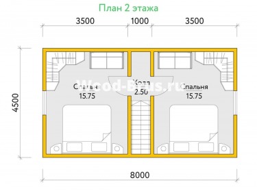 Сруб дома проект Рикард - 3