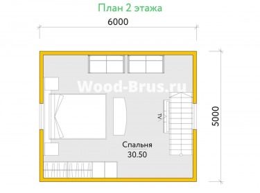 Сруб дома проект Бенедикт - 3