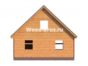 Сруб дома проект Роальд - 5
