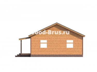 Сруб дома проект Зигвард - 6