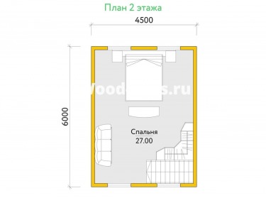 Сруб дома проект Сверр - 3