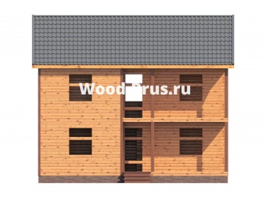 Сруб дома проект Ульвар - 4