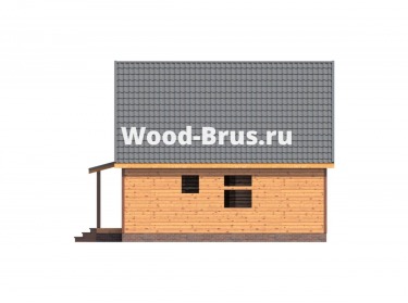 Сруб дома проект Сив - 6