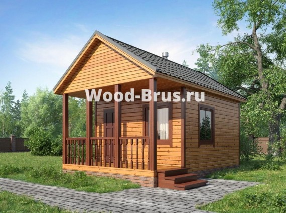 Баня из бруса «Вилма»