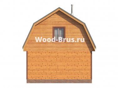 Баня из бруса 6х6 по проекту «Тора» - вид 5
