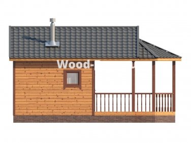 Баня из бруса 6х8 по проекту «Катарина» - вид 6