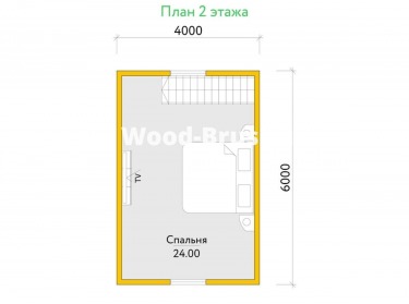 Сруб бани проект Тора - 3