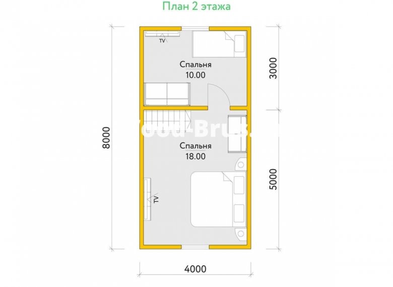 Сруб бани 6х8 Фрида - фото 3