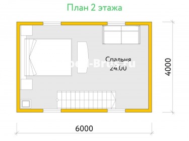 Сруб бани проект Сюзанна - 3