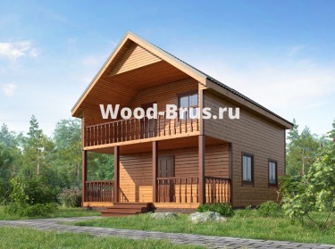 Дом 6x8 для летнего прожива 6х8