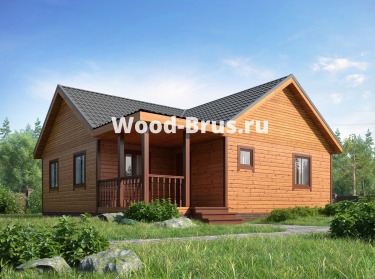 Jednokatne drvene kuće iz bara: prednosti