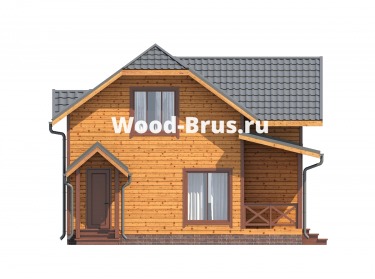 Дом из бруса проект Домодедовский-1 - 6