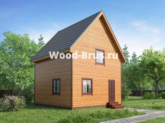 Дом из бруса 6х6 «Ньял»
