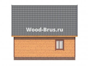 Дом из бруса 6х8 по проекту “Ульрик” - вид 6