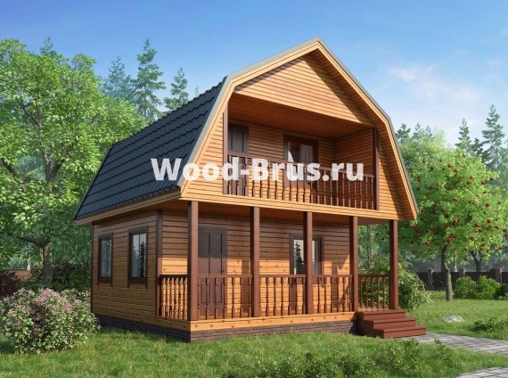 Дом из бруса 6х6 Холгер