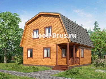 Коттедж для зимнего проживания 7.5х8