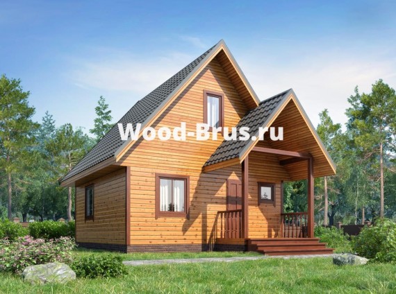 Дом из бруса 6х7 Арсений