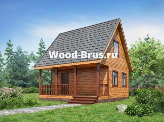 Дом из бруса 6х6 Томас