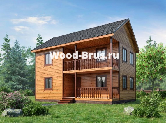 Дом из бруса «Ульвар»