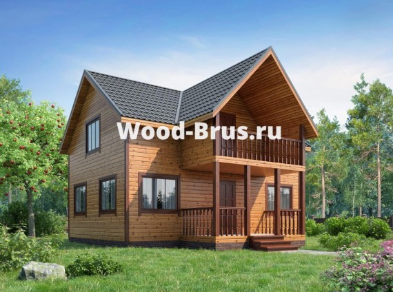 Дом из бруса «Эгиль»