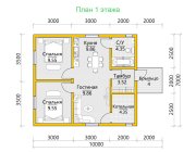 Дом из бруса 7x8 Калле  - превью 6