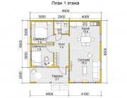 Дом из бруса 8х9 Давид - превью 2