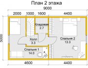 Дом из бруса 6х9 Калум - превью 3