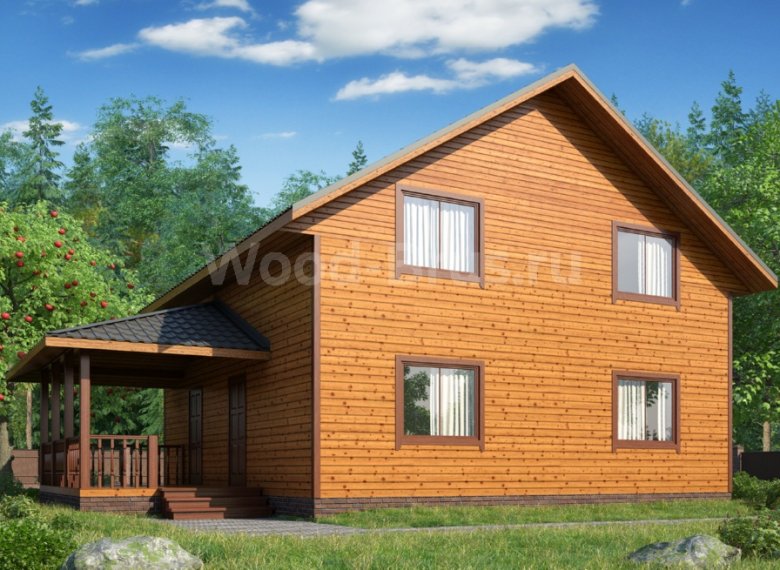 Дом из бруса 9х9 Дианум - фото 1