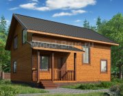 Дом из бруса 8х9 Бари - превью  1