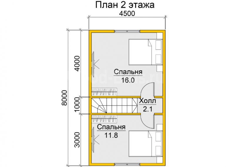 Дом из бруса 8х9 Деклан - фото 3