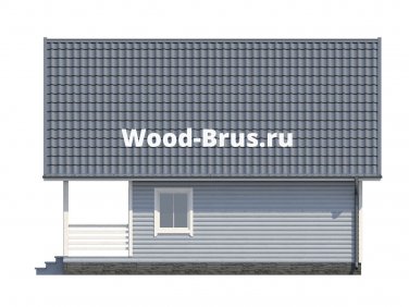 Каркасный дом 6х9 по проекту 