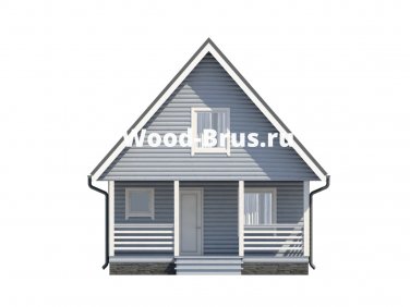 Каркасный дом 6х9 по проекту 