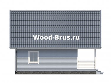 Каркасный дом 6х9 по проекту 