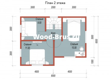 Каркасный дом проект Королёв - 3