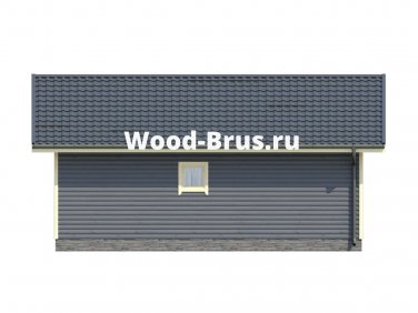 Каркасный дом 9х9 по проекту «Раменское» - вид 3