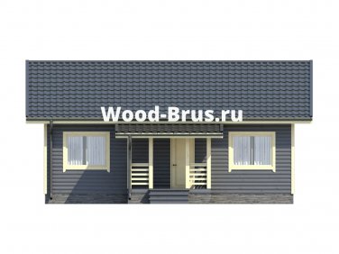 Каркасный дом 9х9 по проекту «Раменское» - вид 5