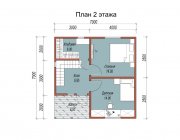 Каркасный дом 7х7 «Екатеринбург» - превью 3