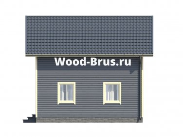 Каркасный дом 8х10,5 по проекту заказчика - вид 4