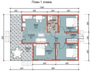 Каркасный дом 8х12 Нахабино - превью 2