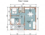 Каркасный дом 8х9 Томилино - превью 2