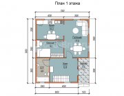 Каркасный дом 7.5х9 Власиха - превью 2