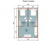 Каркасный дом 7.5х9 Власиха - превью 3