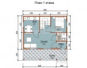 Каркасный дом 8х8 Мисайлово - превью 2