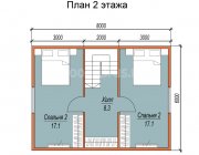 Каркасный дом 8х8 Мисайлово - превью 3