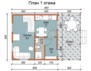 Каркасный дом 6х9 Свердловский - превью 2