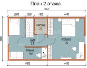 Каркасный дом 6х9 Свердловский - превью 3